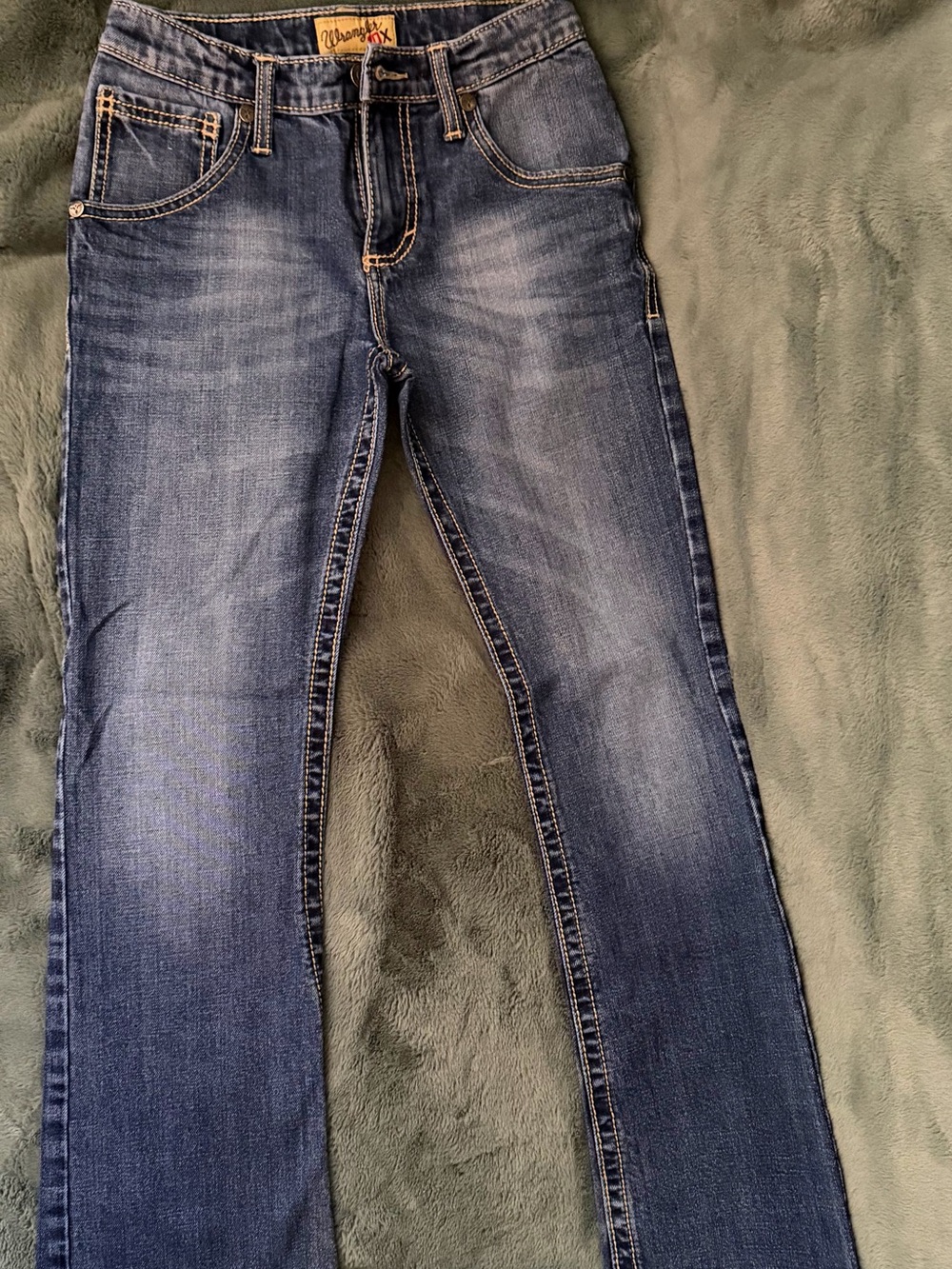 Wrangler Boy’s 20x Blue Denim Jeans 12 slim